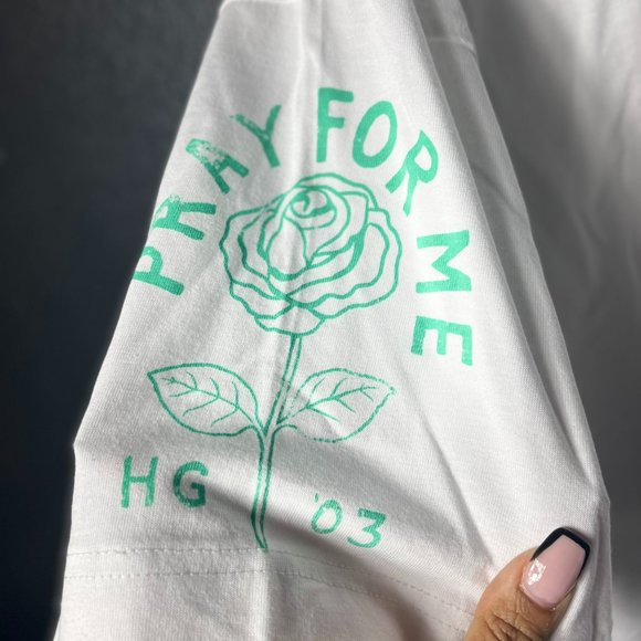 NWT Hustle Gang Men's White Relaxed Fit Graphic Print Born For This T-Shirt 3XL - Picture 11 of 12